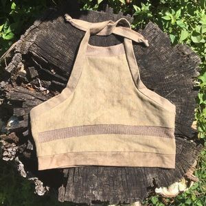 Flower Pot Handmade hemp halter top